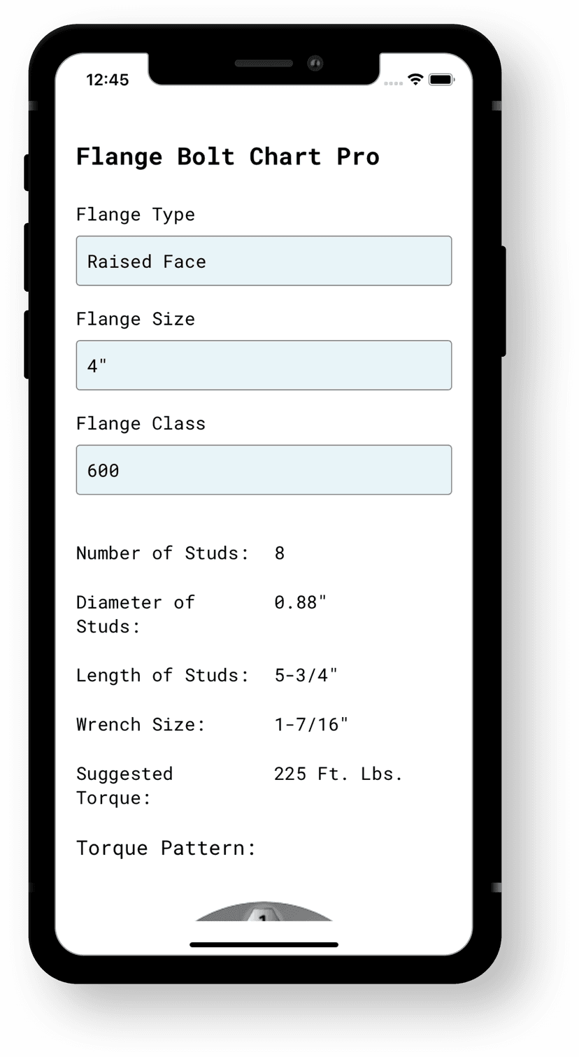 2 600 bolt size